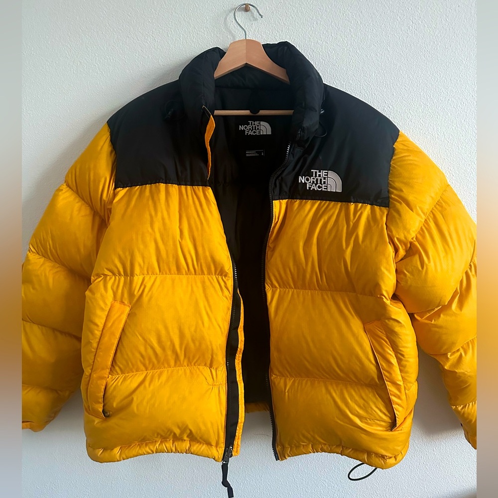 NorthFace 700 Yellow Puffer